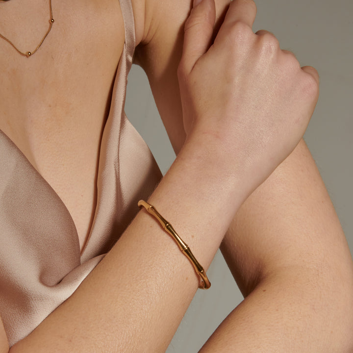 Bamboo Cuff Bangle