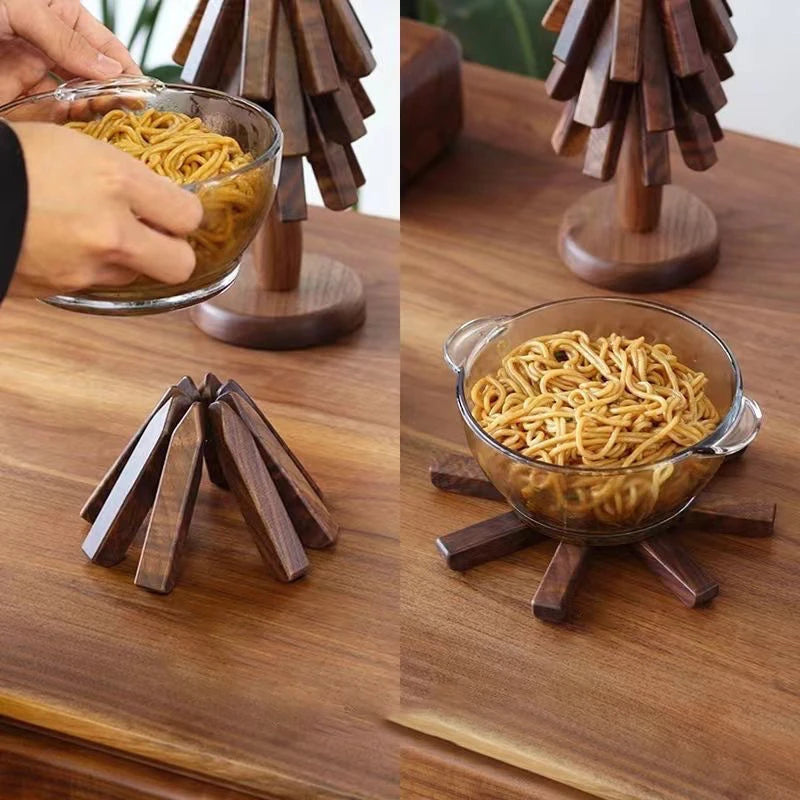 Magnetic Trivet Wooden Coaster