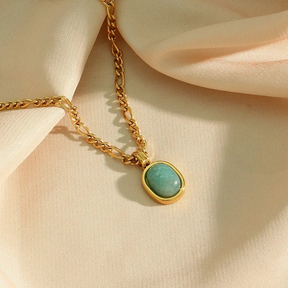 Roman Mint Green Pendant