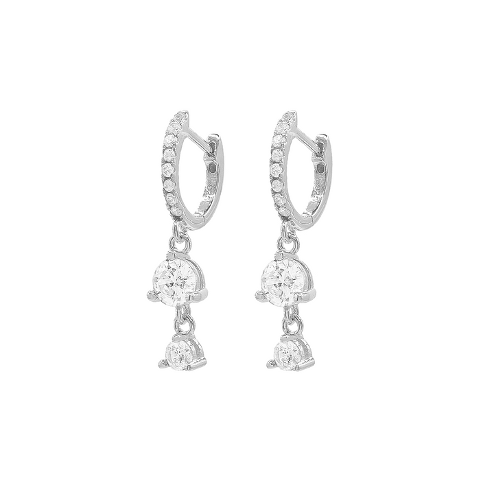 ALISSA DROP EARRINGS - SILVER