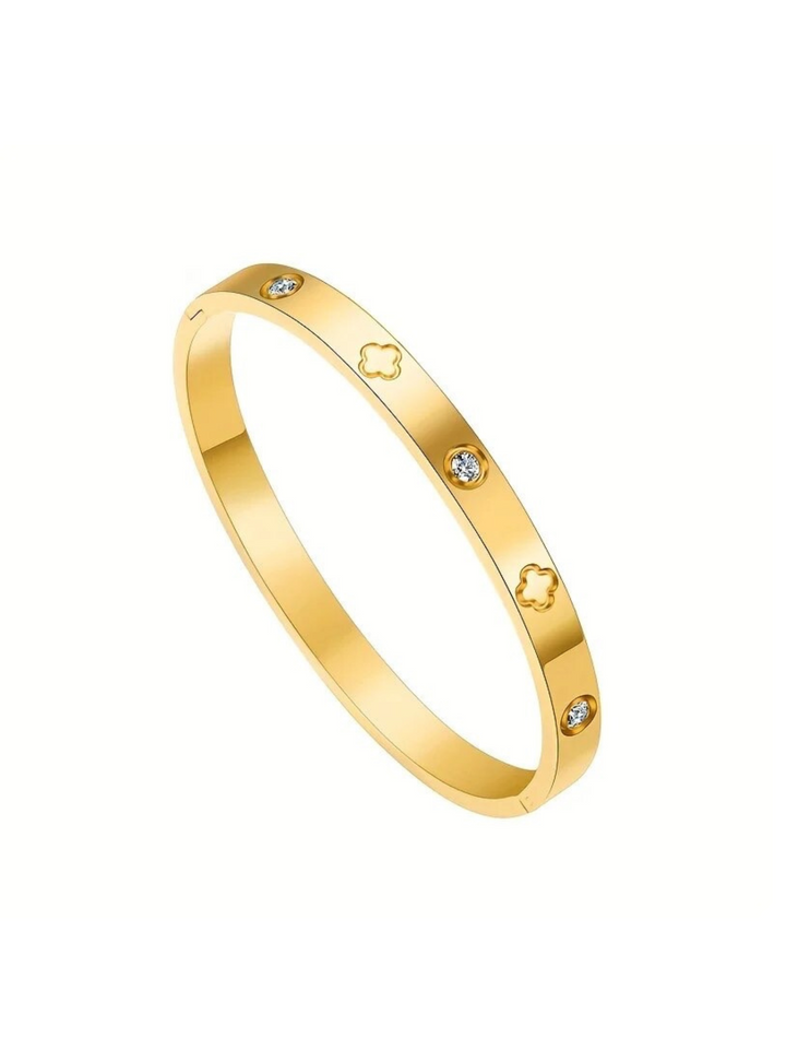 DOME CLOVER BANGLE